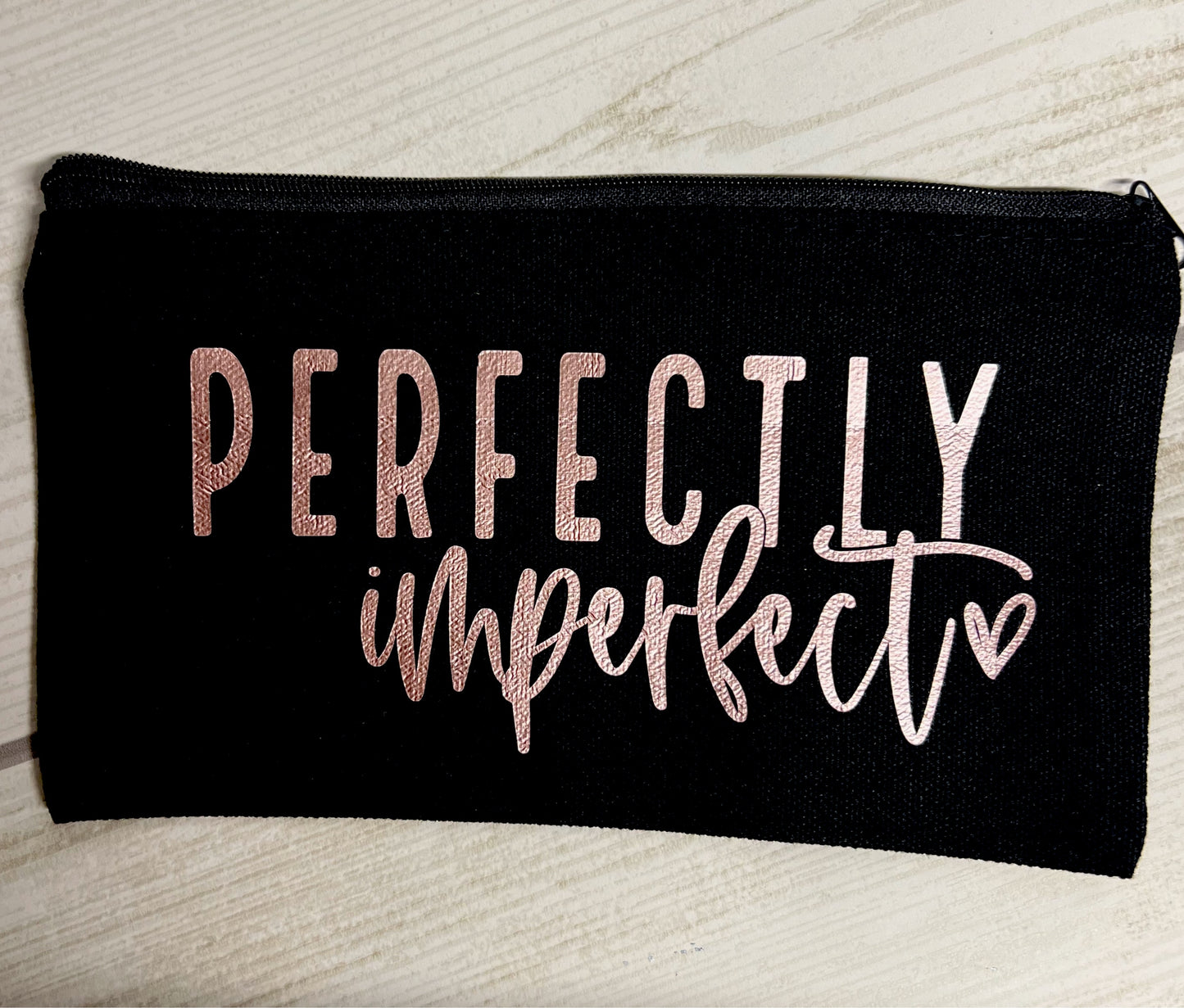 Canvas zipper pouch