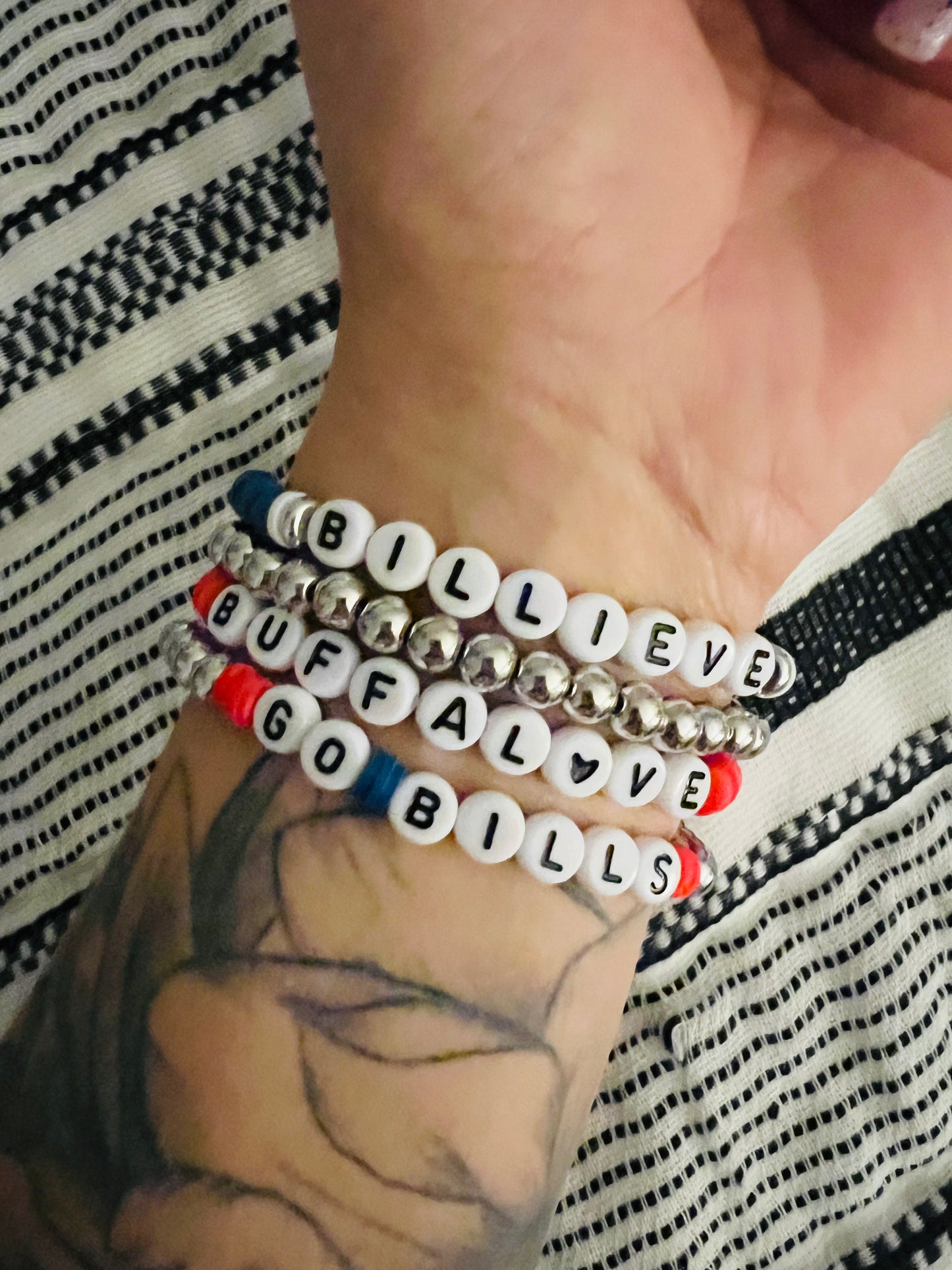 Buffalo Bracelet stack