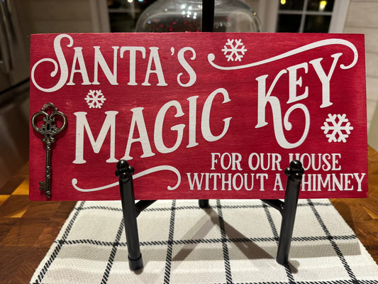 Santa’s Key Sign