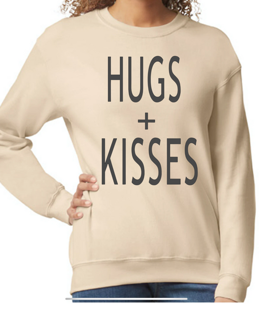 Hugs + Kisses sweatshirt