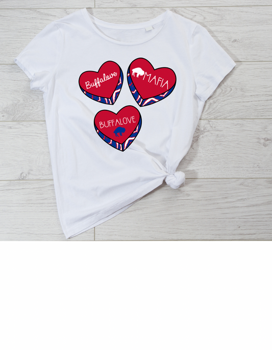 Candy Hearts Buffalo Bills