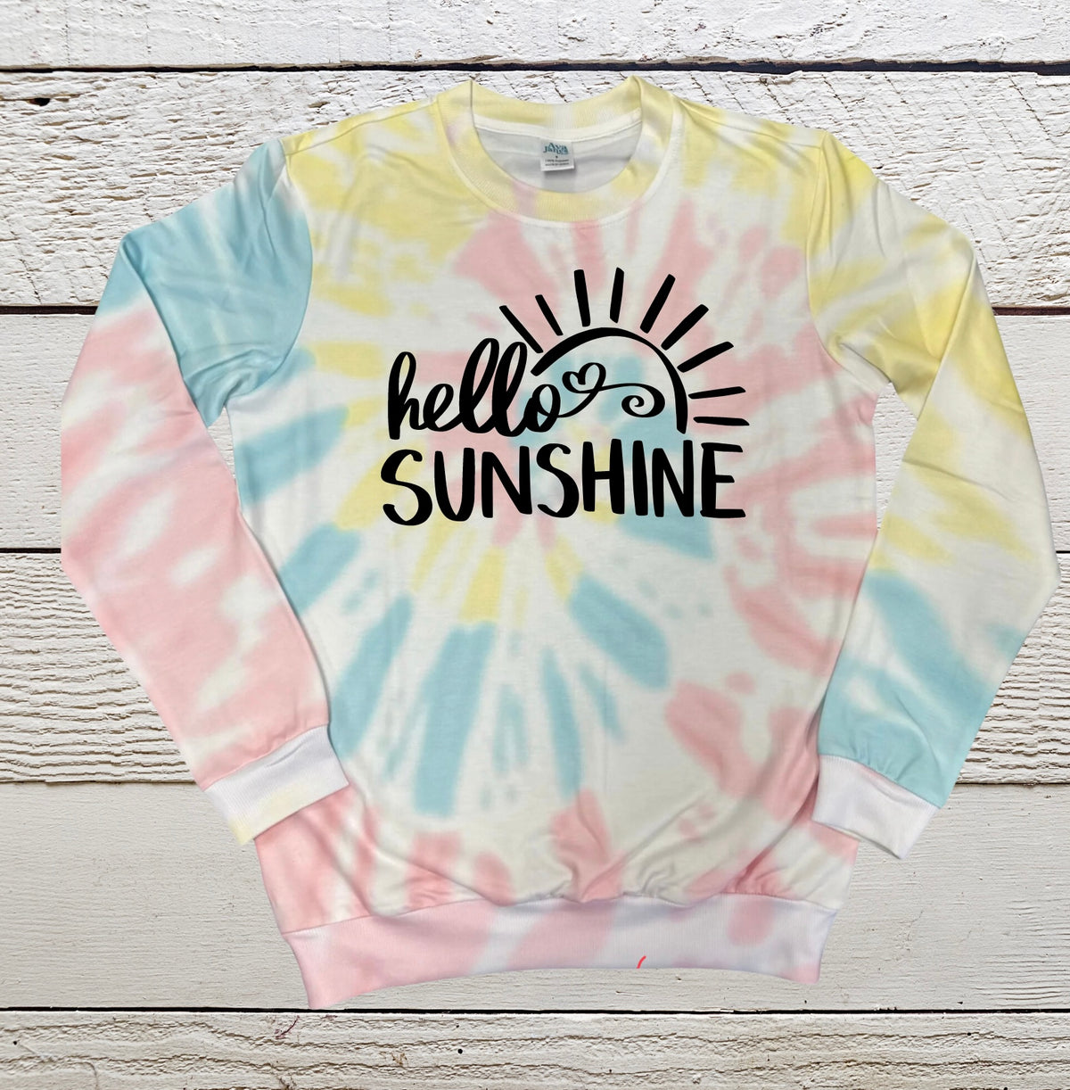 Tie dye crew neck