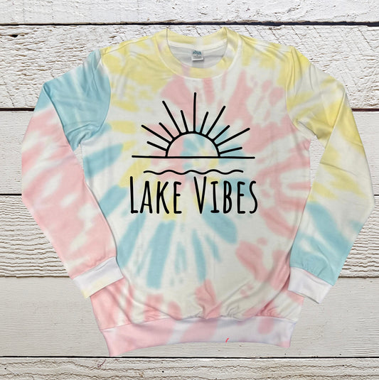 Tie dye crew neck