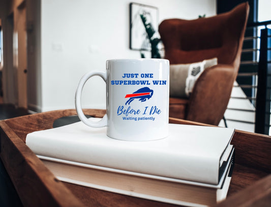 Just one win 15 oz Mug
