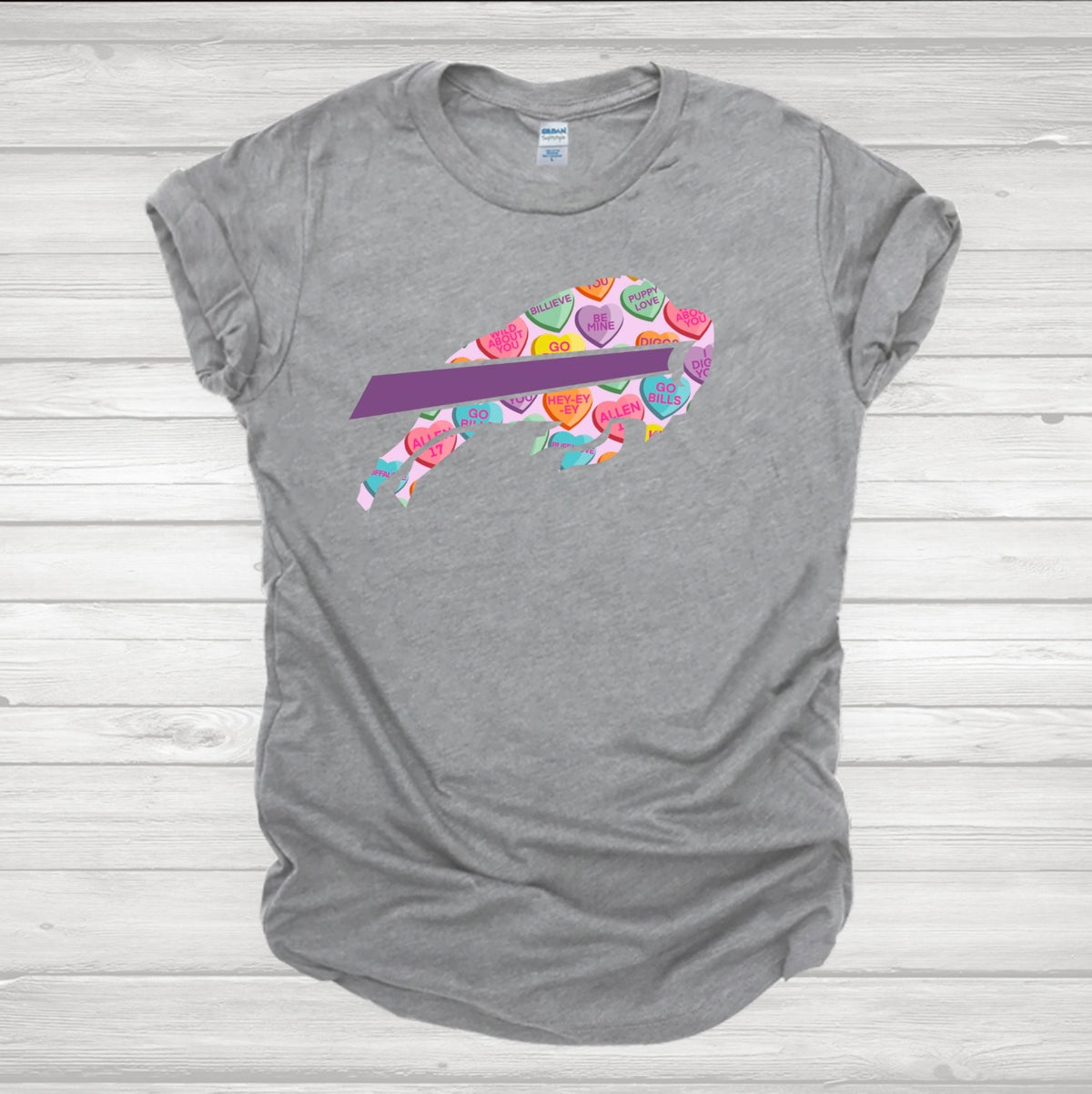 Buffalo Candy Hearts shirt