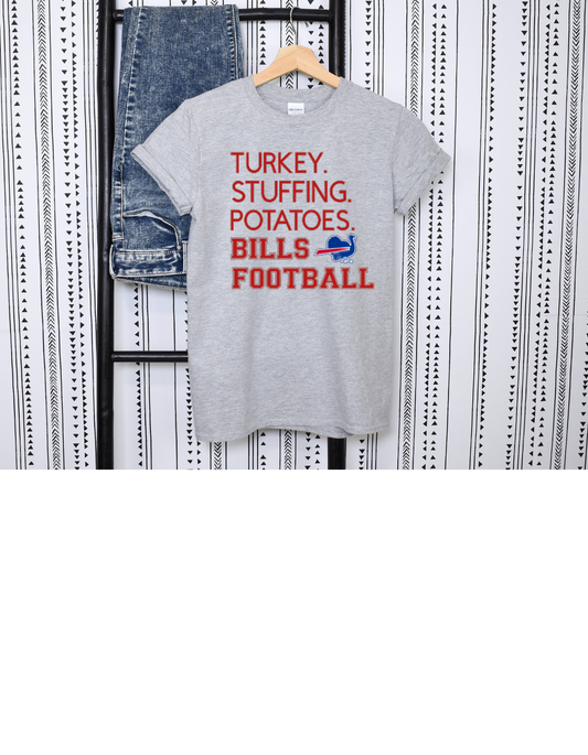 Turkey dinner Bills shirt