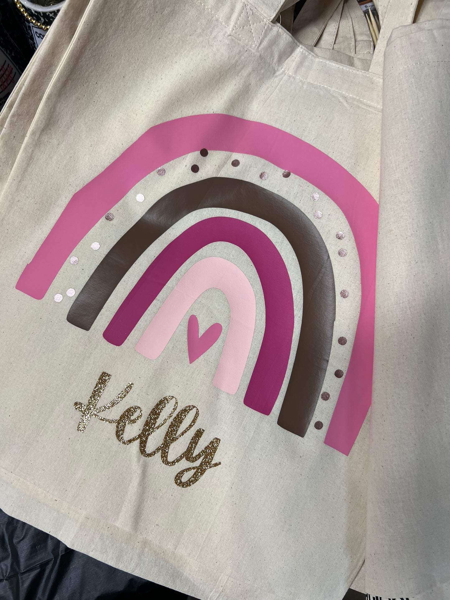 Rainbow Name totes
