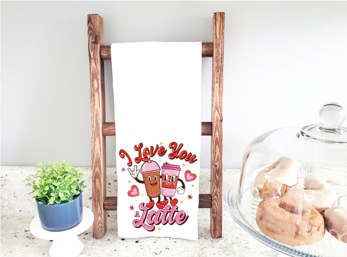 Valentines tea towels