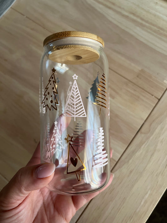 Christmas tree tumblers