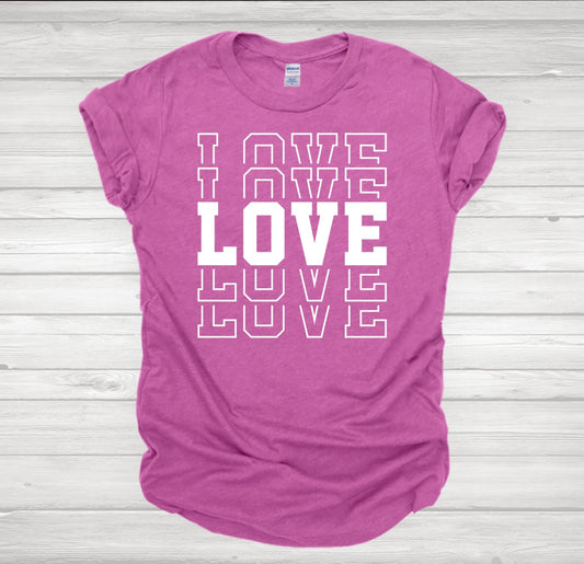 Varsity LOVE shirt