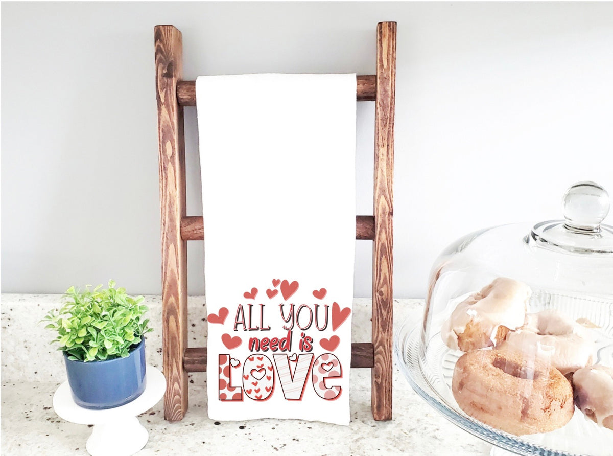 Valentines tea towels