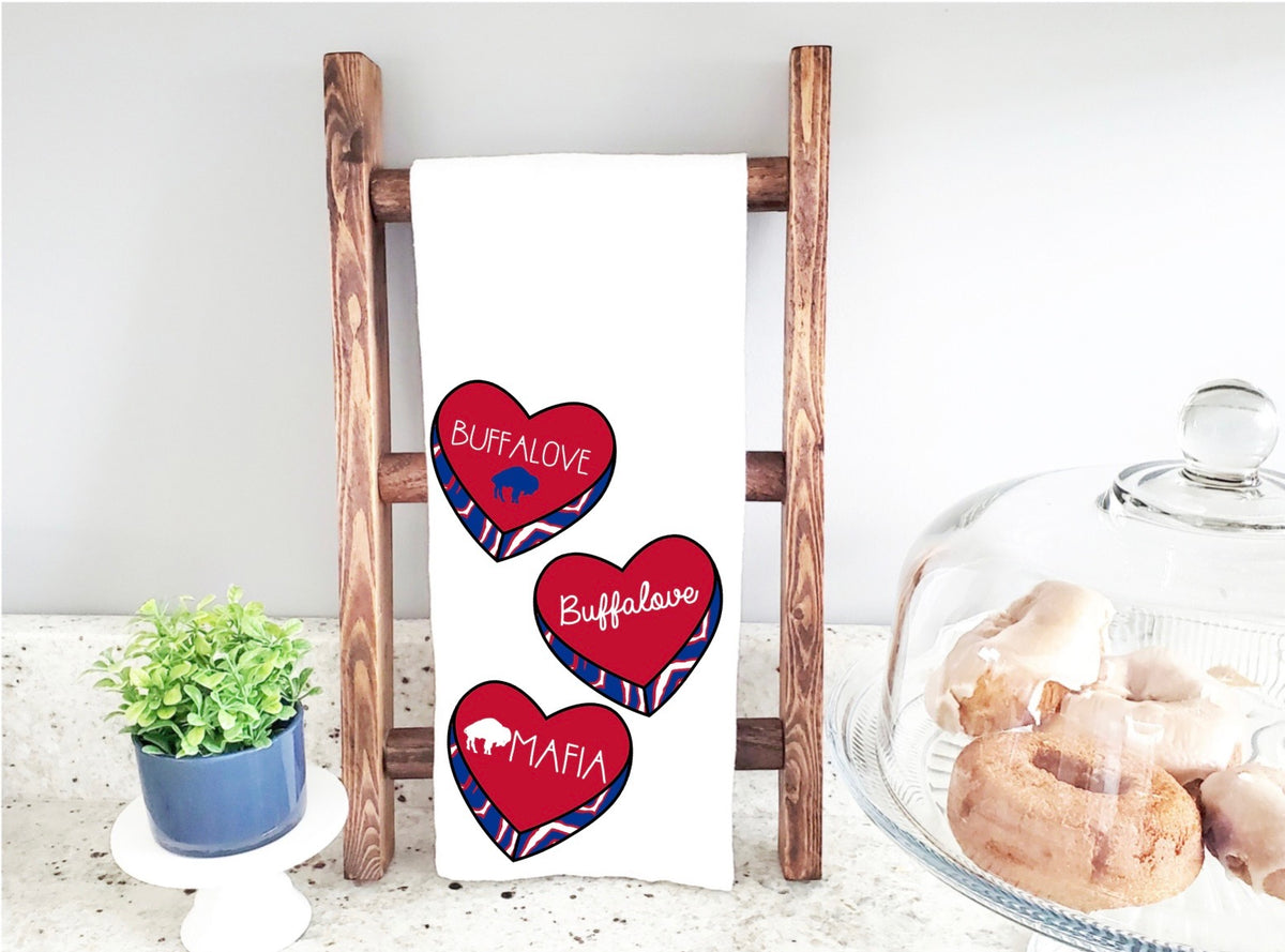 Valentines tea towels
