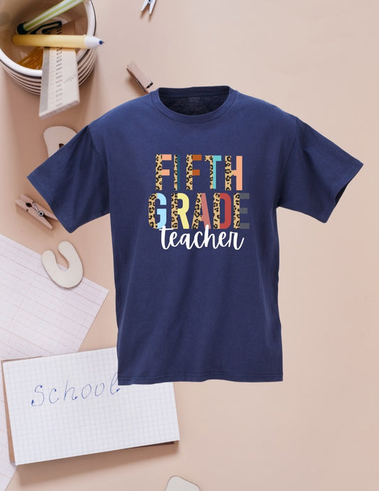 Leopard teacher shirt