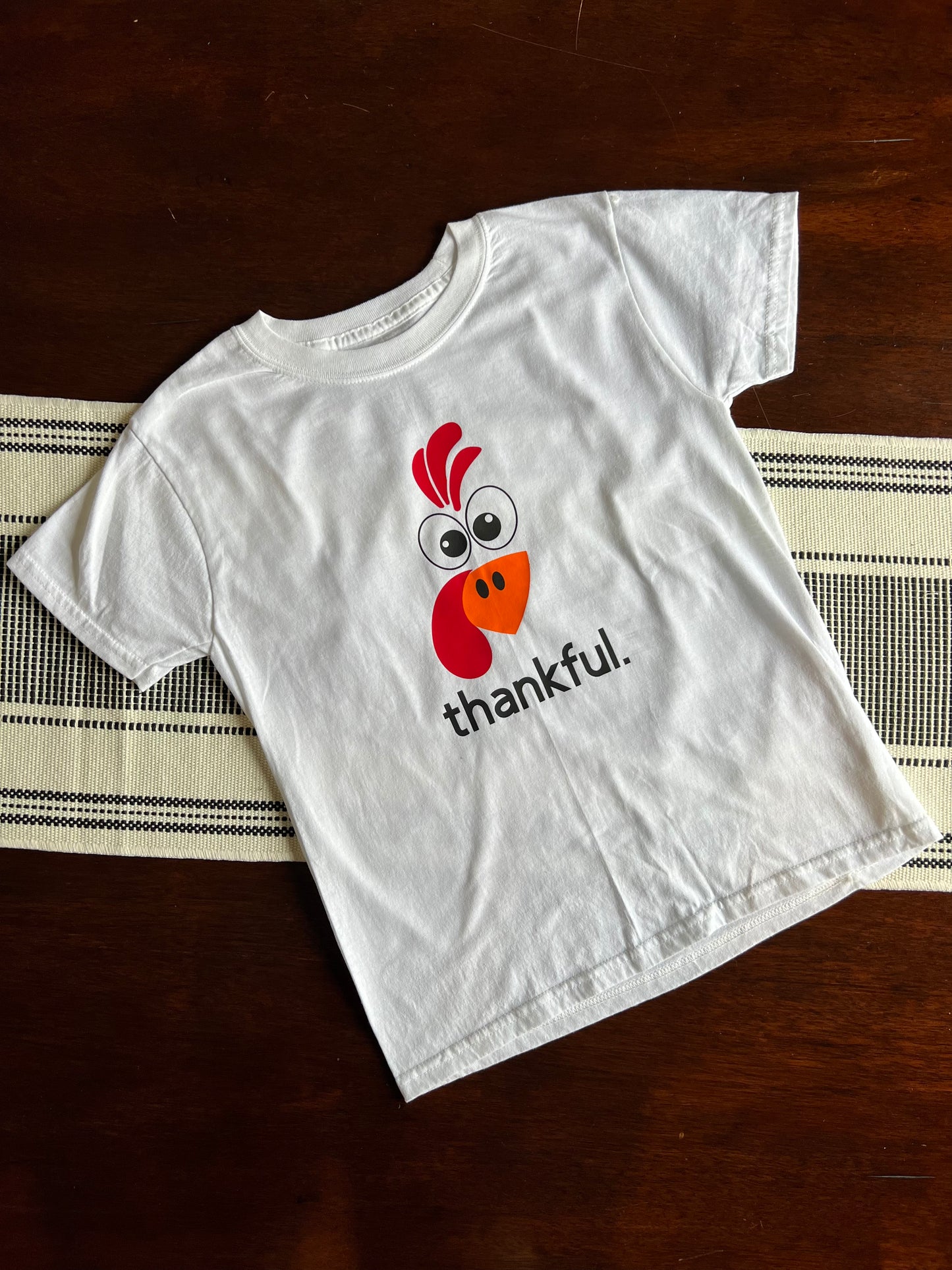 Kids thankful shirt