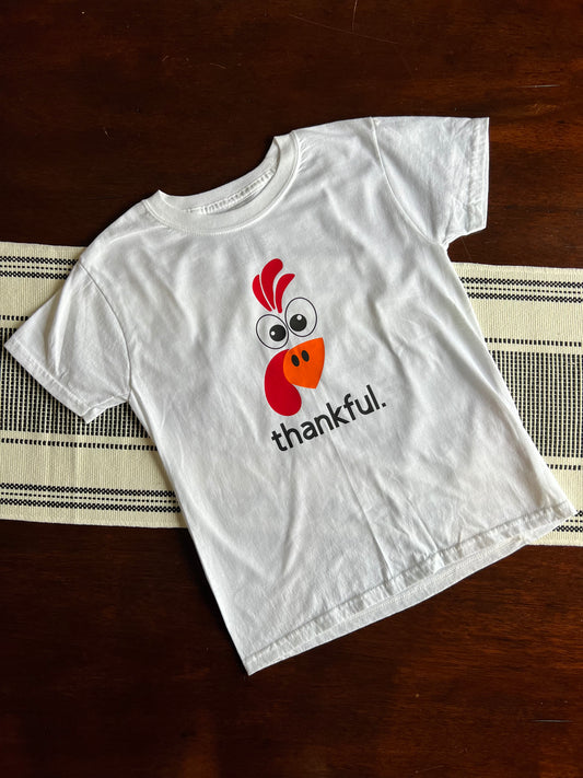 Kids thankful shirt