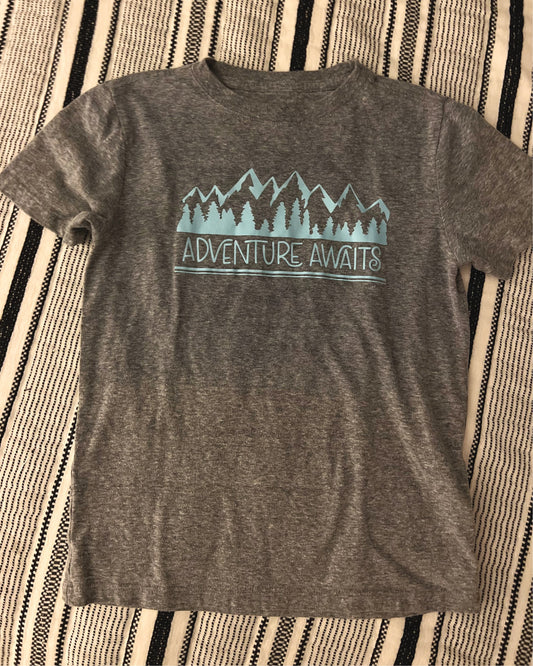 Adventure awaits kids shirt
